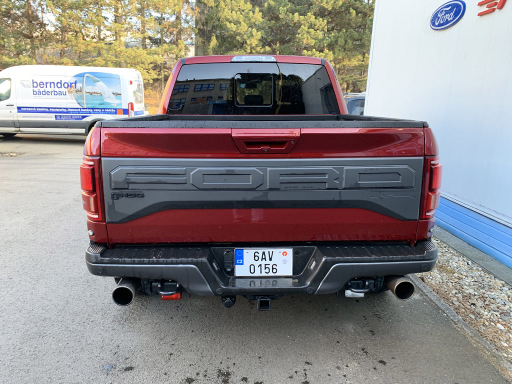 F 150 Raptor zadní pohled